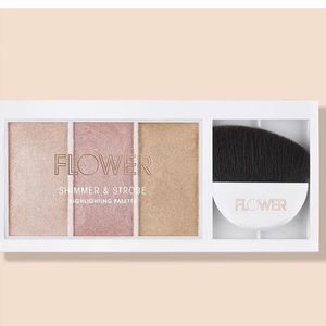 Flower Beauty Shimmer and Strobe highlight palette